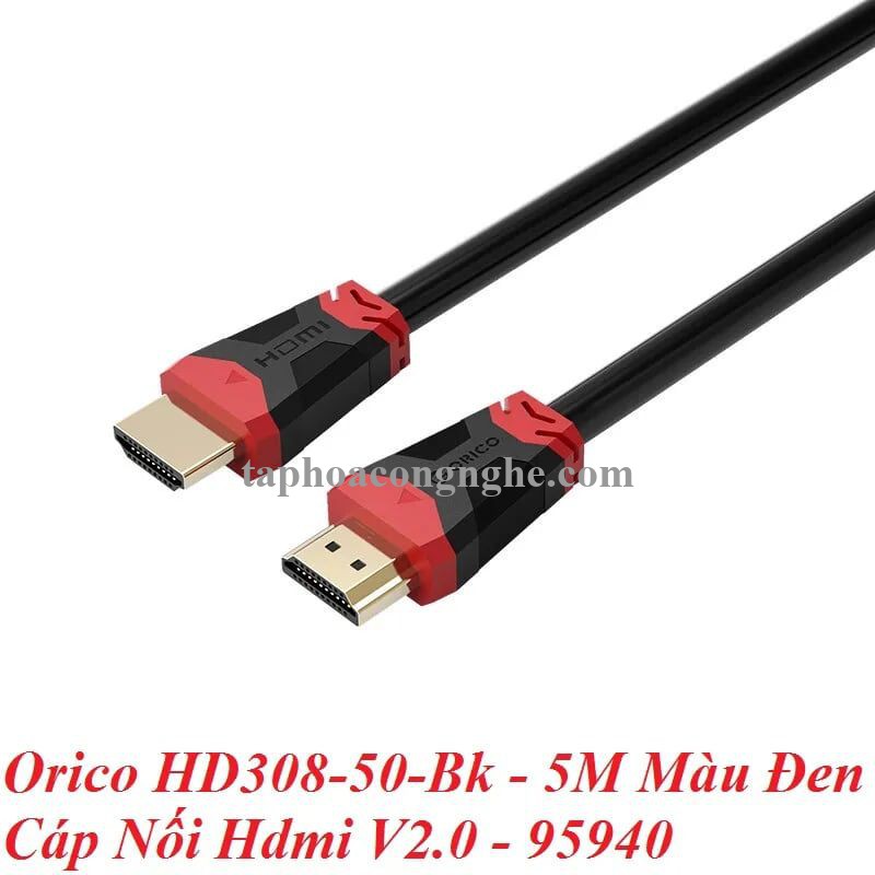 Orico 95940 Hd308-50-Bk 5M Màu Đen V2.0 Cáp Nối Hdmi 30095940